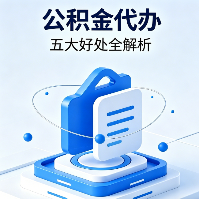 淮北公积金代办到底值不值？这5大好处让你少走弯路